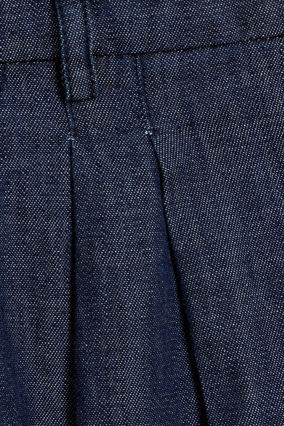 Weekend Max Mara Fuxia Pleated High-rise Wide-leg Jeans In Blue