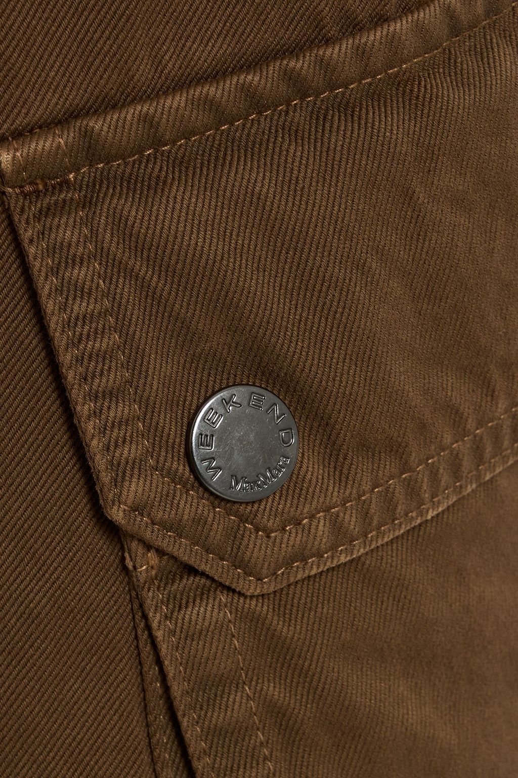 WEEKEND MAX MARA Elvy cotton-twill wide-leg cargo pants