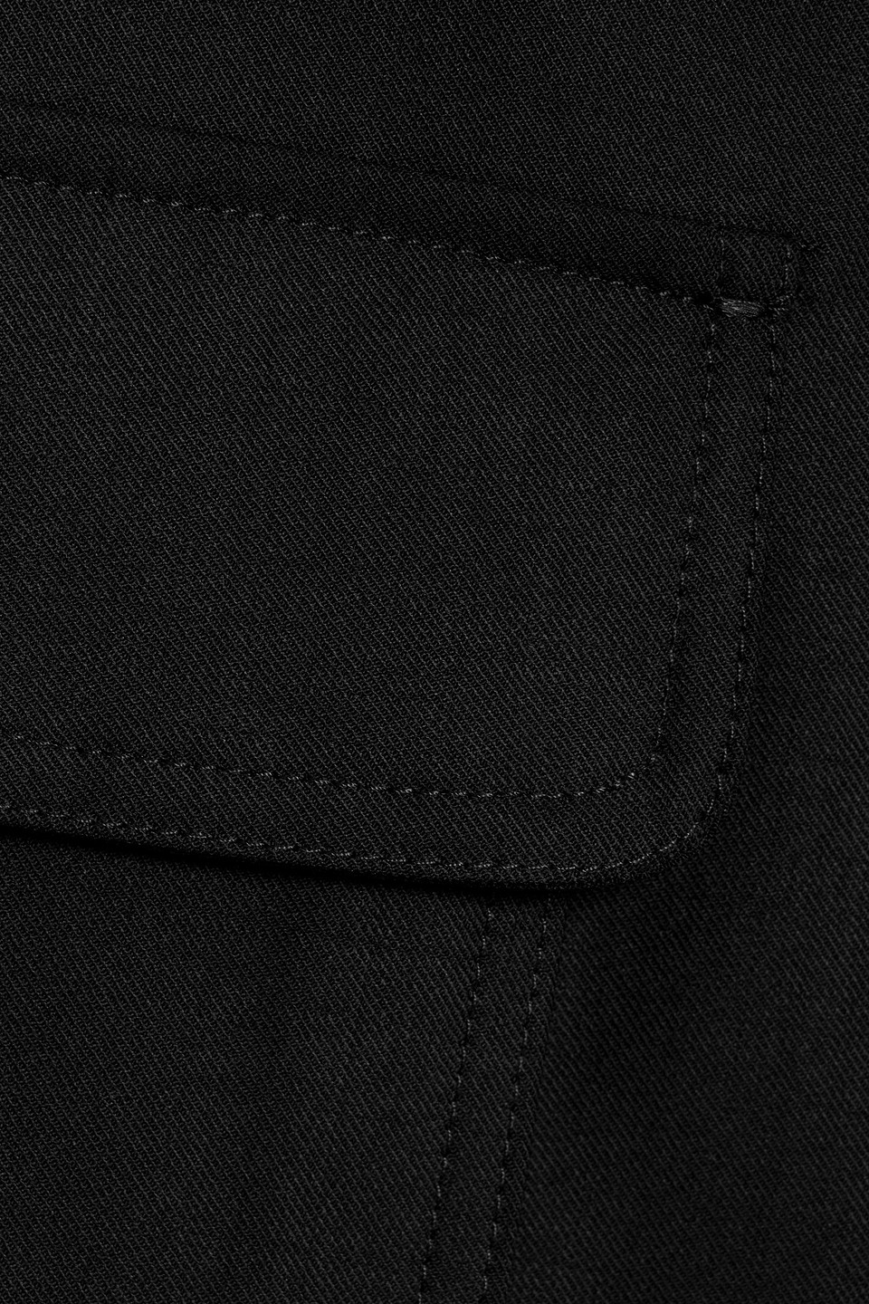 Max Mara Ghiera Wool-blend Wide-leg Cargo Pants In Black