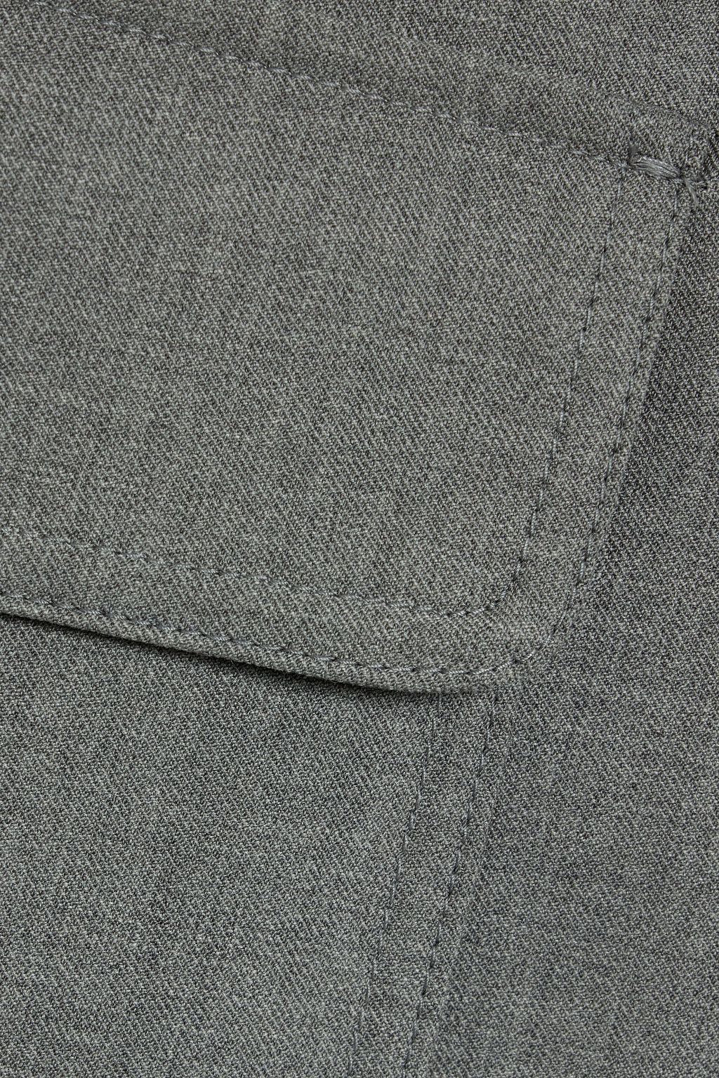 MAX MARA STUDIO Ghiera wool-blend wide-leg cargo pants