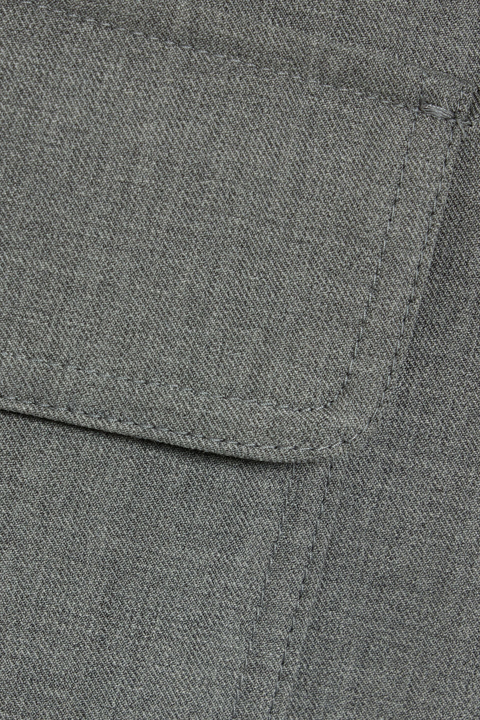 Max Mara Ghiera Wool-blend Wide-leg Cargo Pants In Gray