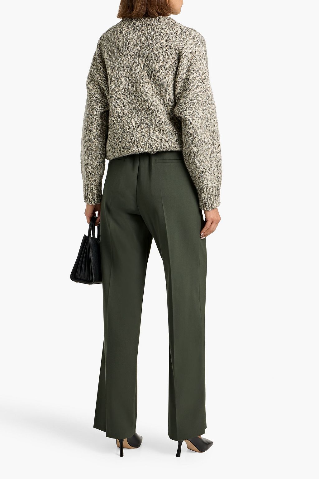 WEEKEND MAX MARA Petra twill wide-leg pants