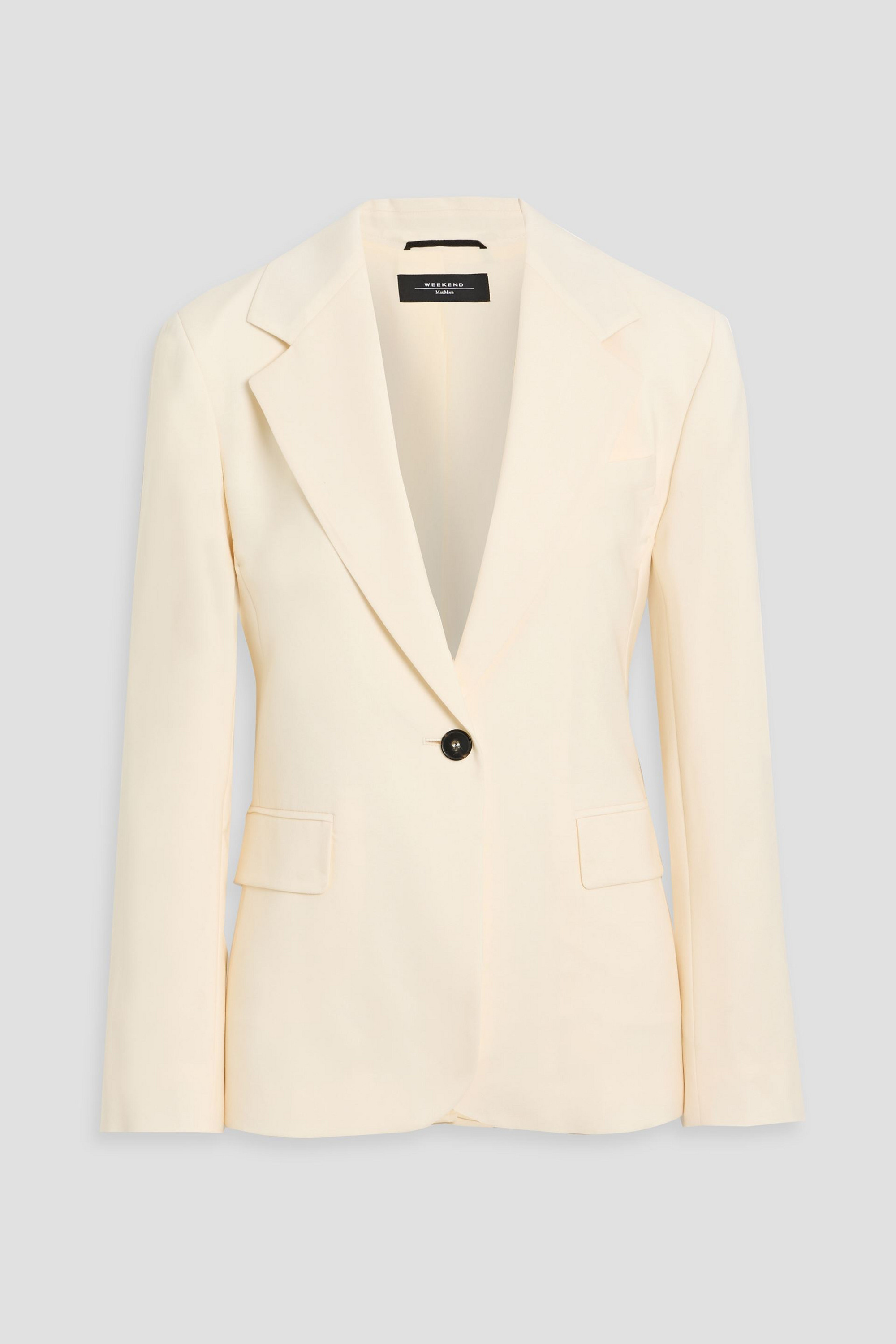 WEEKEND MAX MARA Lamine wool-crepe blazer