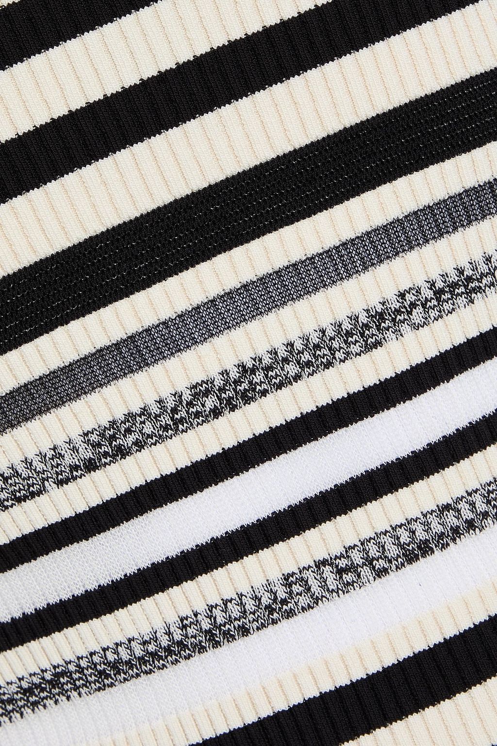 SIMKHAI 스트라이프 리브 니트 탑