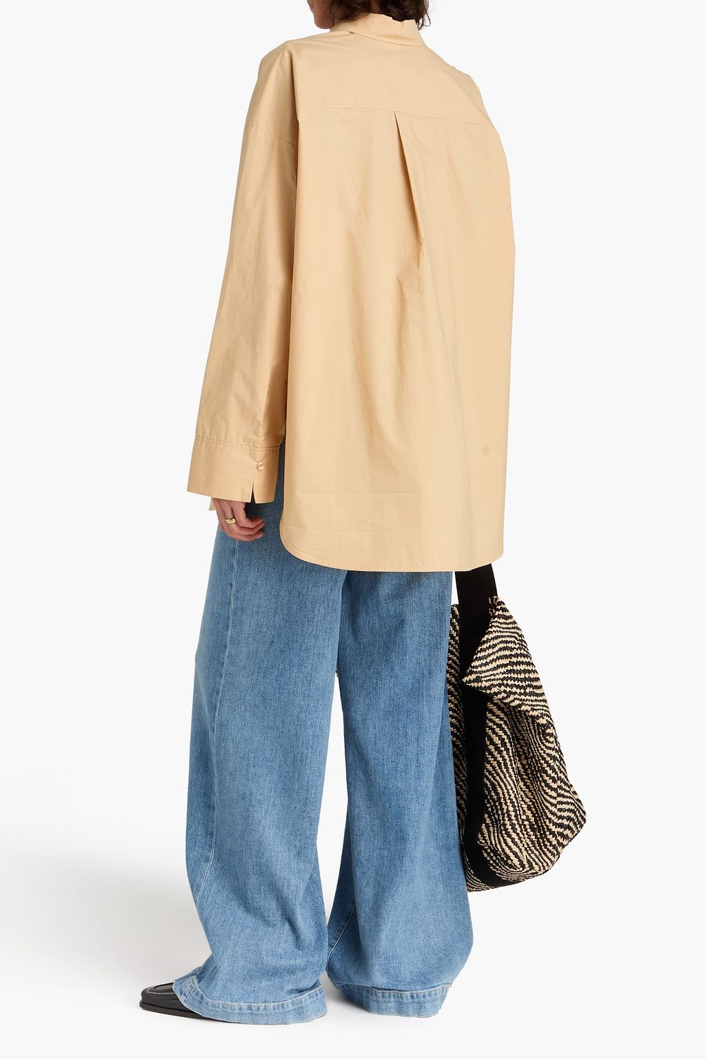 BY MALENE BIRGER Oversized cotton-poplin shirt