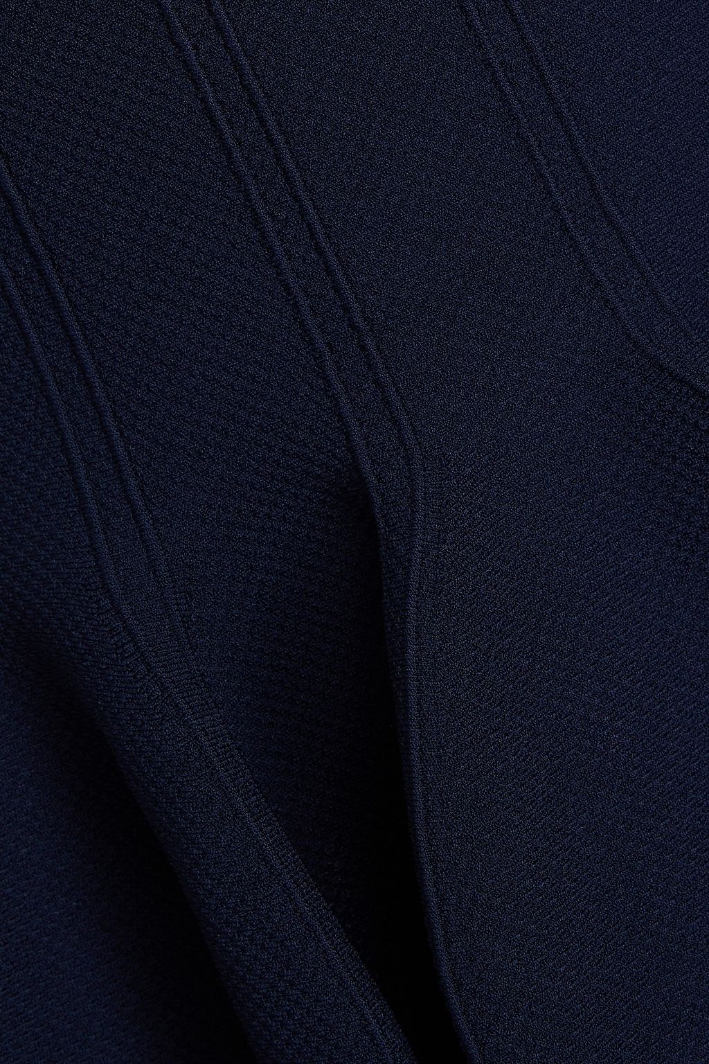 SIMKHAI Elektra pleated stretch-knit mini dress