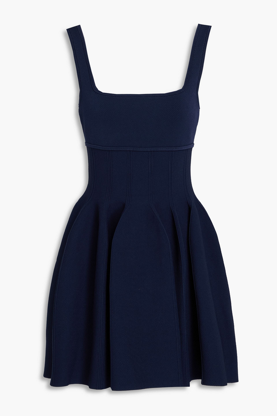 Simkhai Piqué Mini Dress In Blue