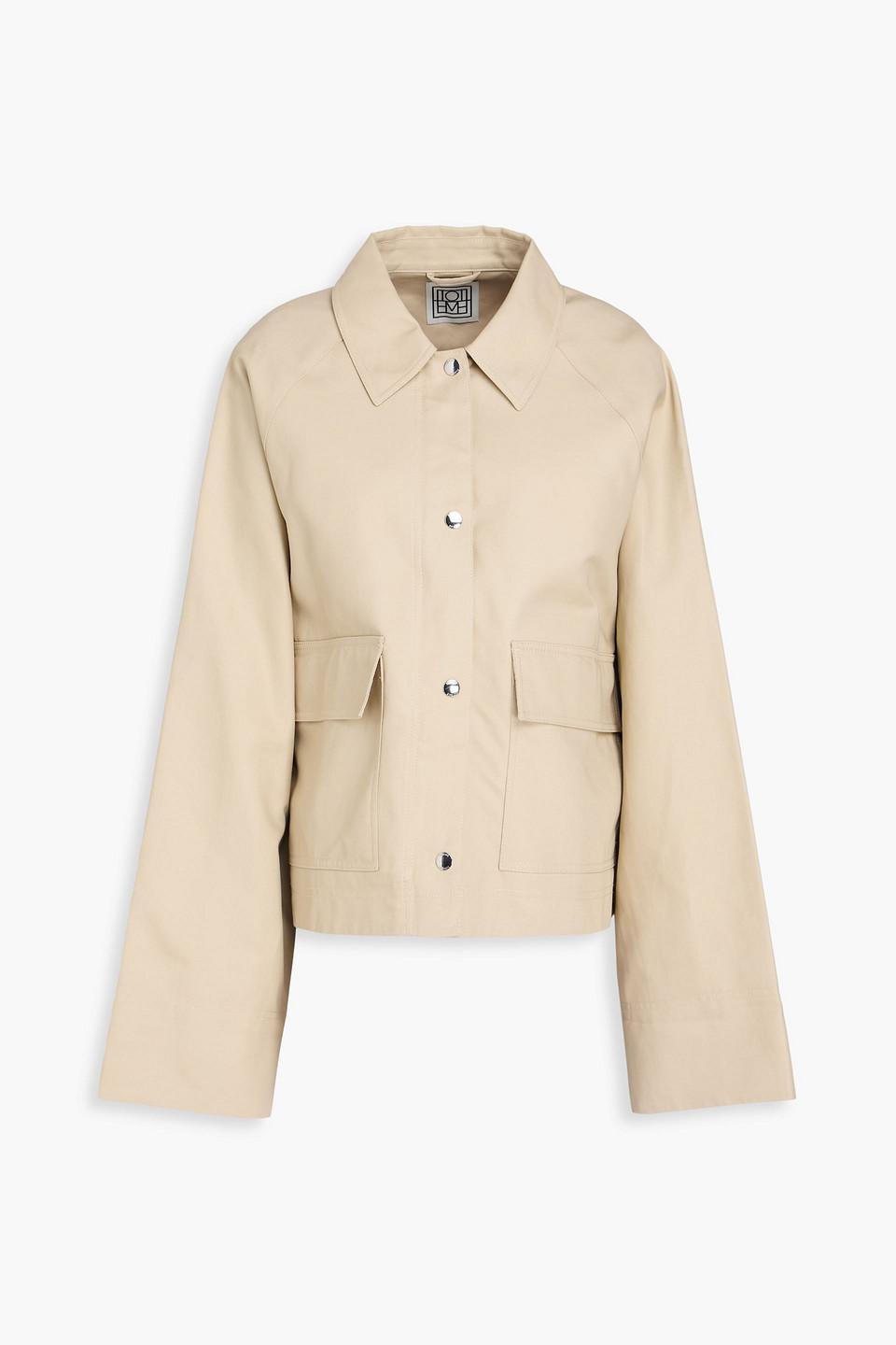 Totême Cotton-canvas Jacket In Neutral