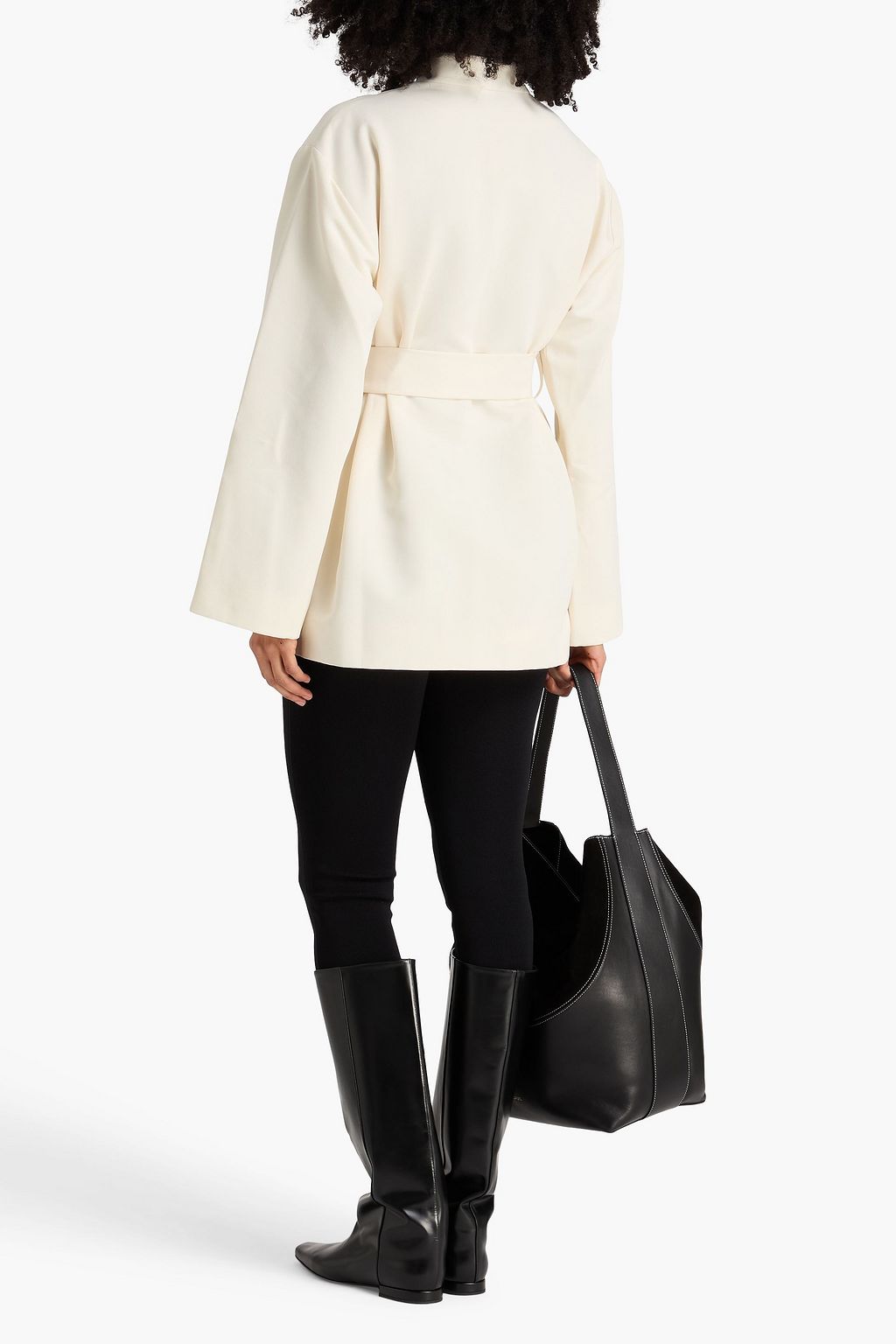 RÓHE كيمونو من التويل بحزام