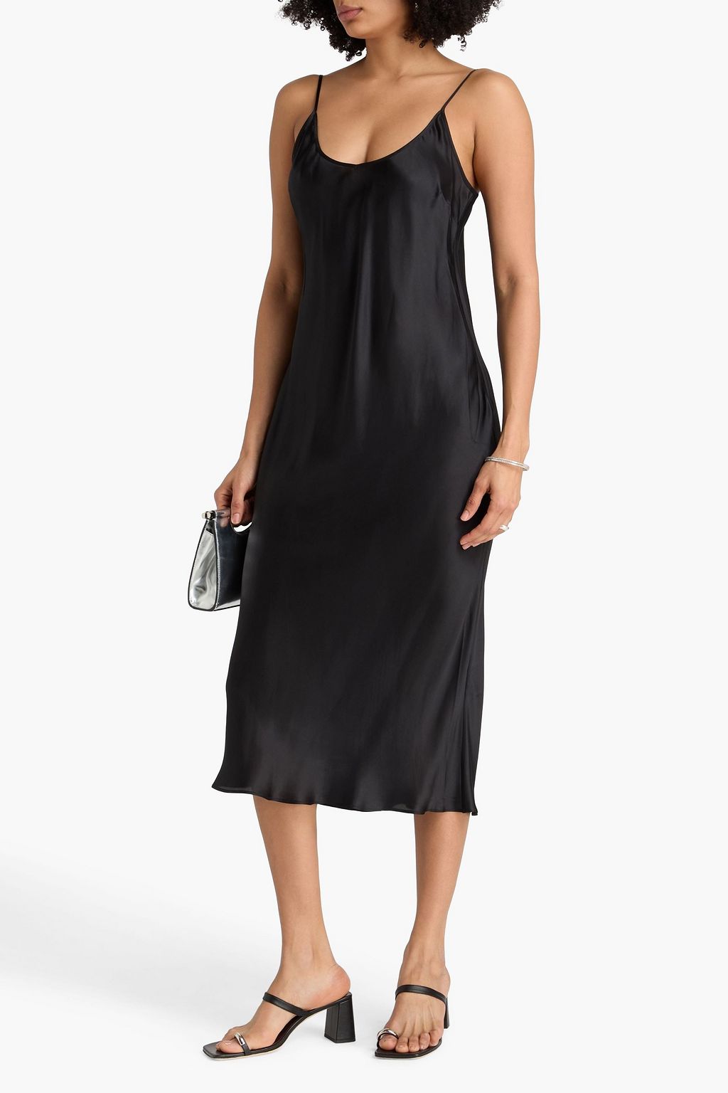 RÓHE Satin midi slip dress