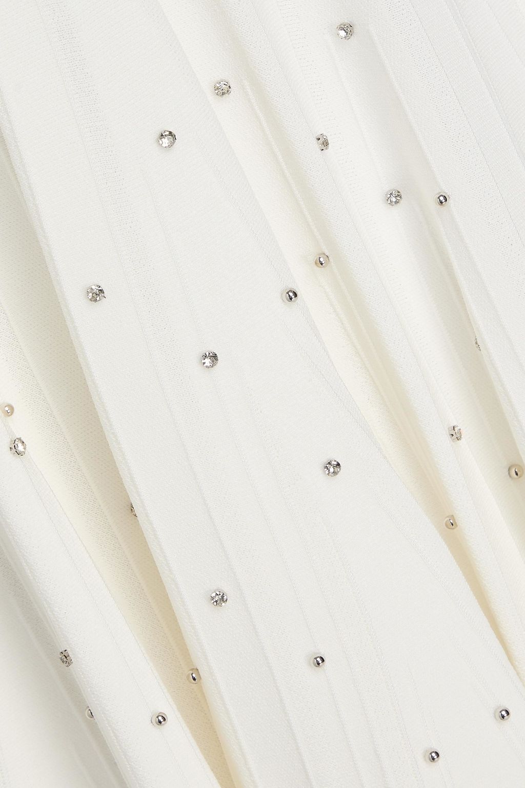 SIMKHAI Embellished jacquard-knit mini dress