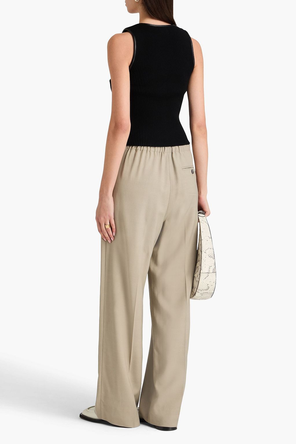 SIMKHAI 리브 니트 탱크탑