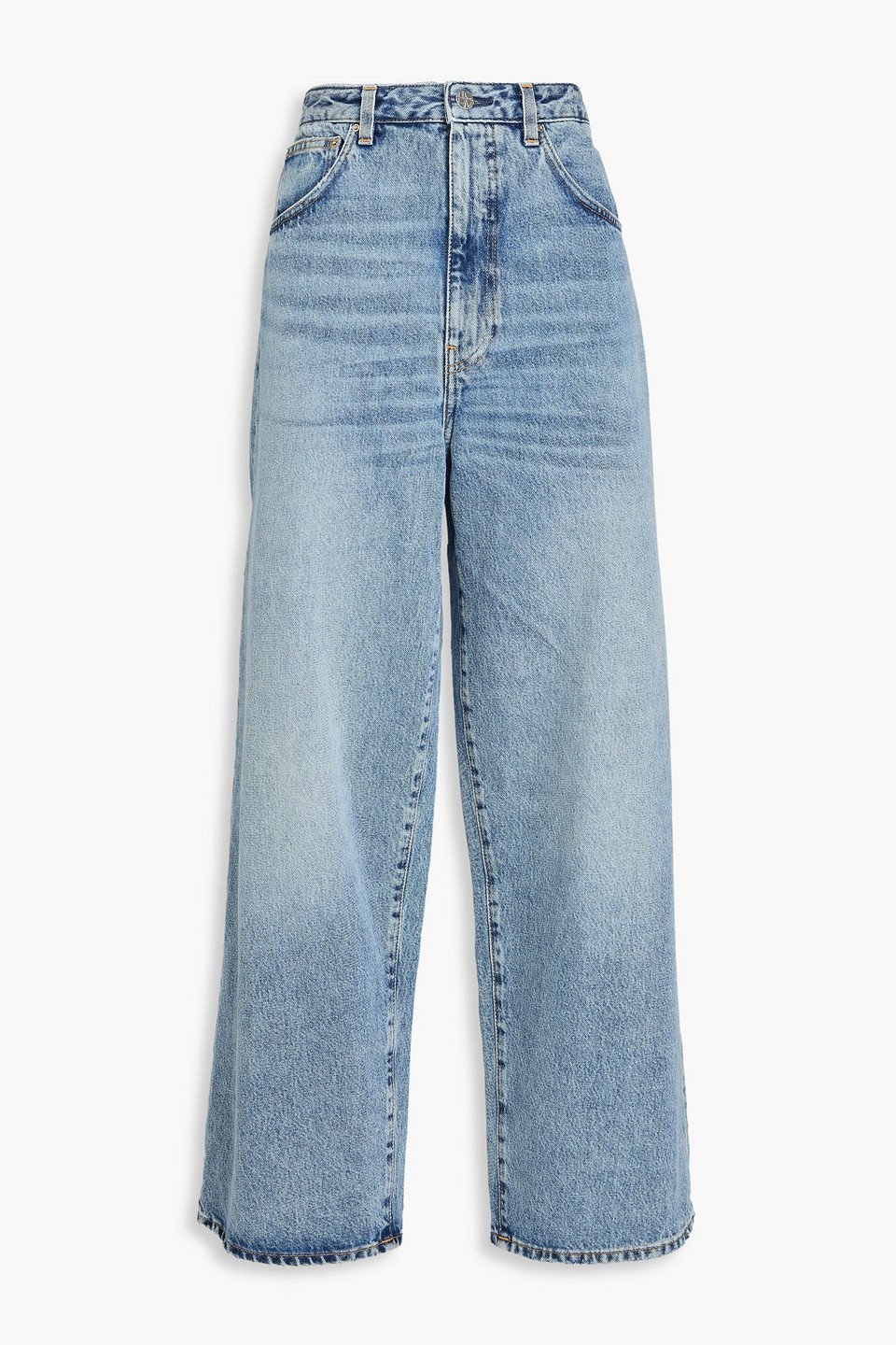 Totême High-rise Wide-leg Jeans In Blue