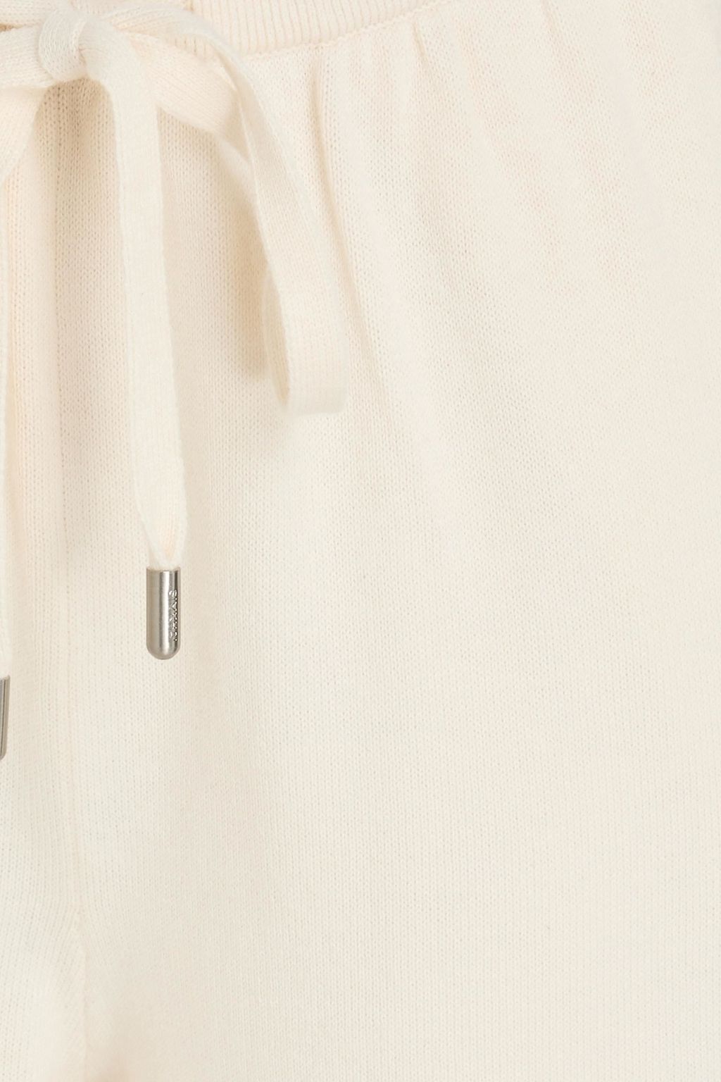 SIMKHAI Celine cropped cotton and cashmere-blend wide-leg pants