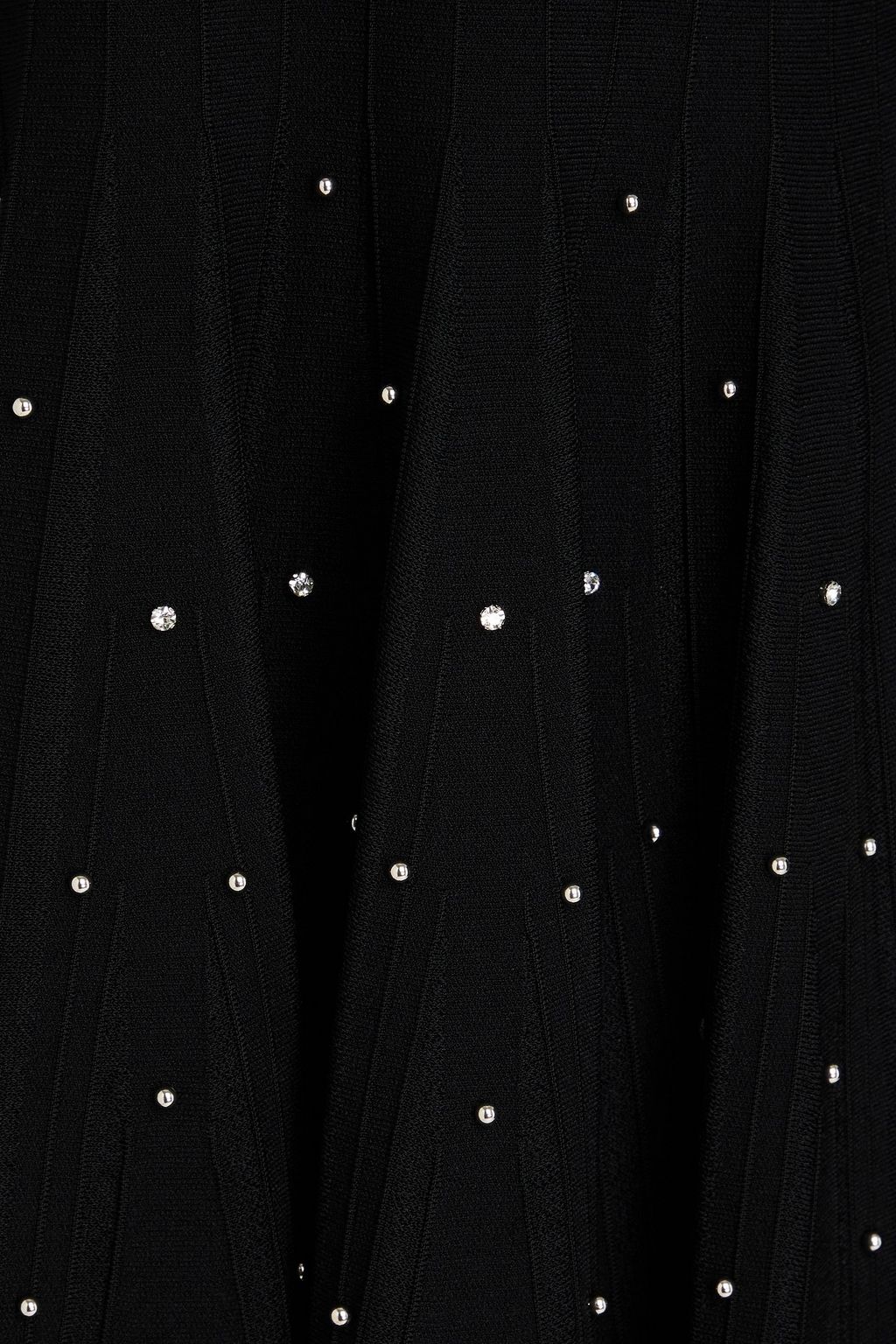 SIMKHAI Embellished jacquard-knit mini dress