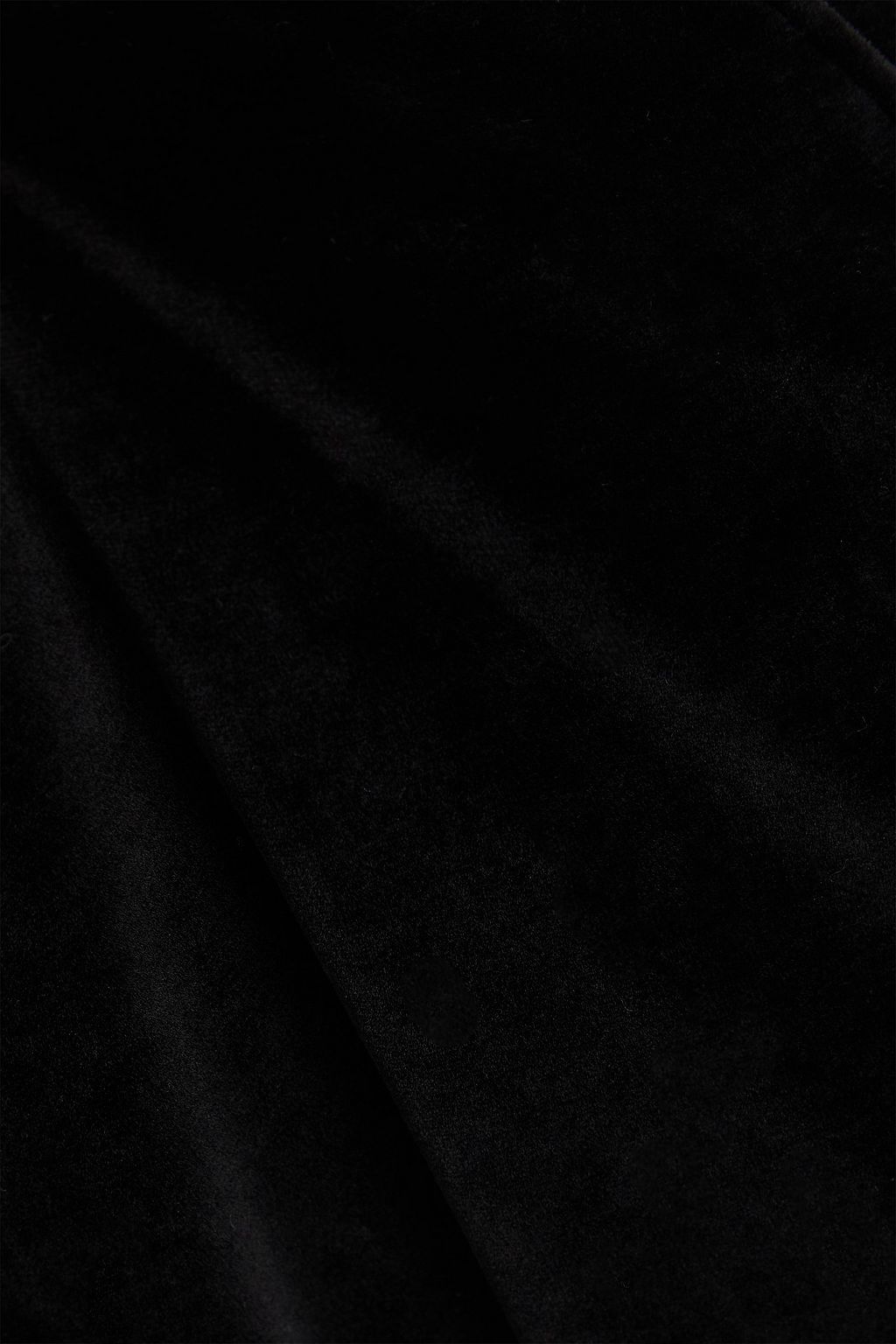 NANUSHKA Velvet kick-flare pants