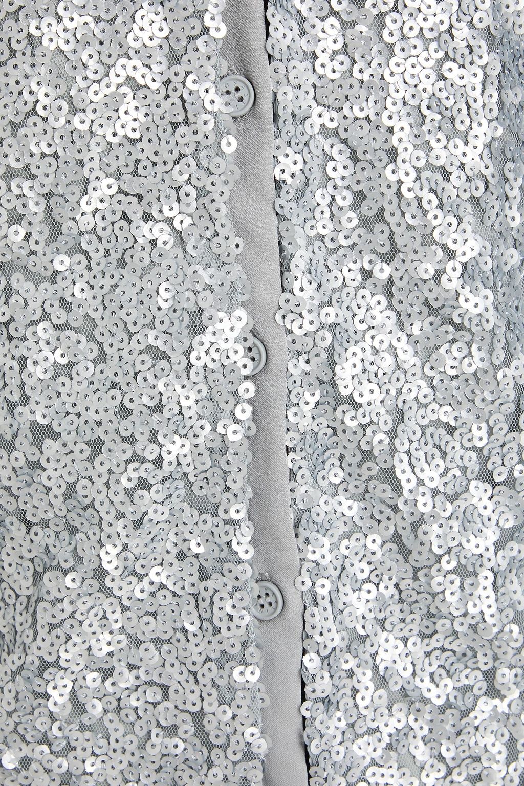 STINE GOYA Sequined tulle shirt