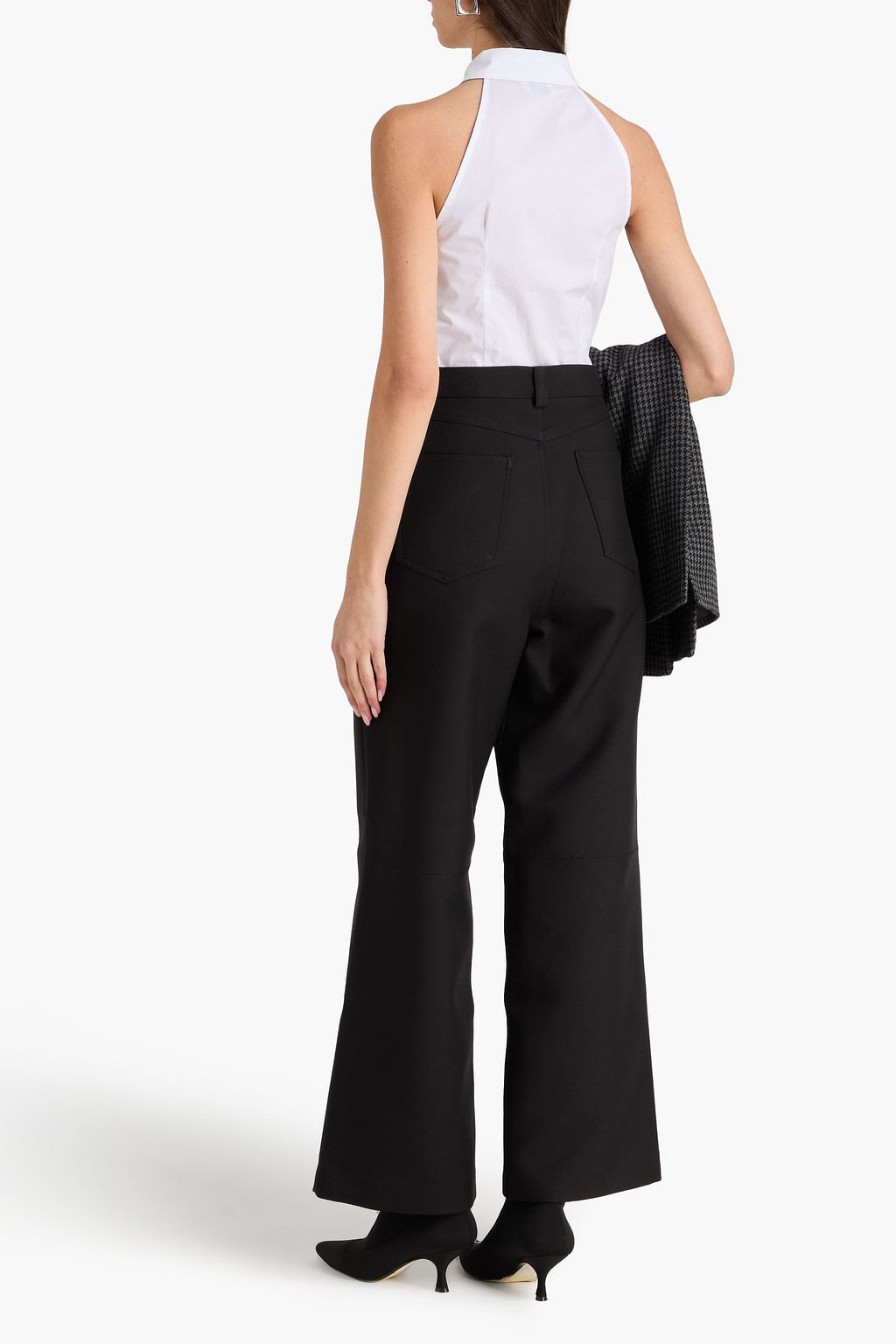 NANUSHKA Crepe straight-leg pants