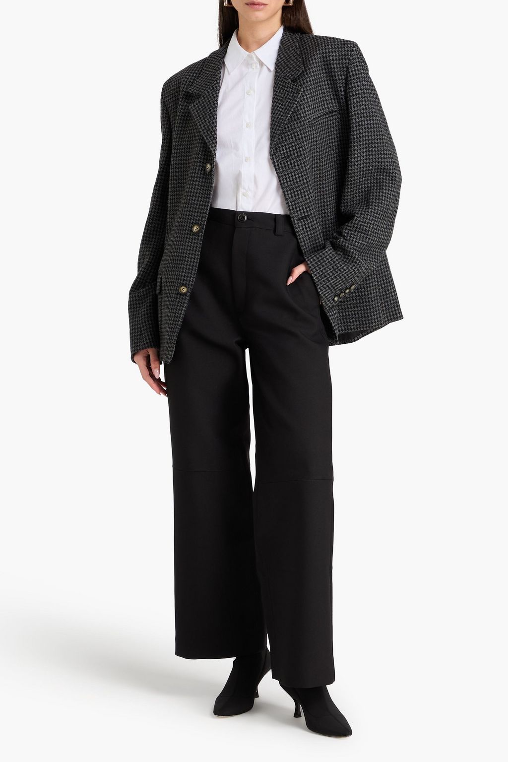 NANUSHKA Crepe straight-leg pants