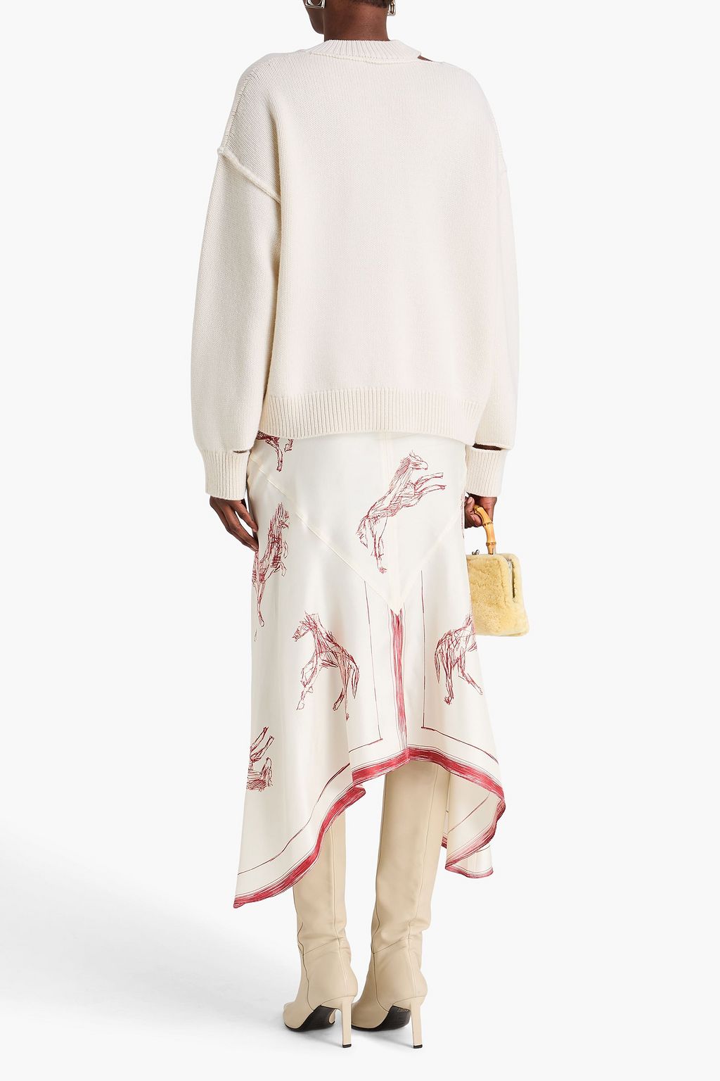 RÓHE Cutout wool and cashmere-blend sweater