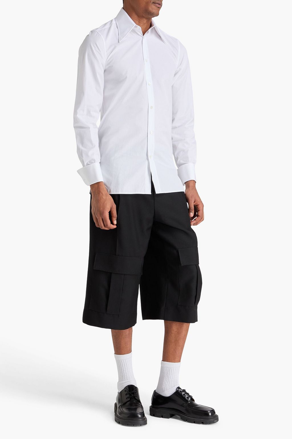 MAISON MARGIELA Cotton-poplin shirt