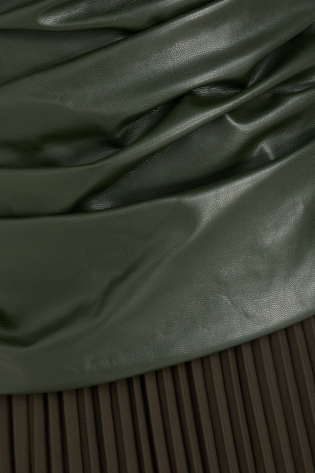 SIMKHAI Arie strapless pleated georgette maxi dress