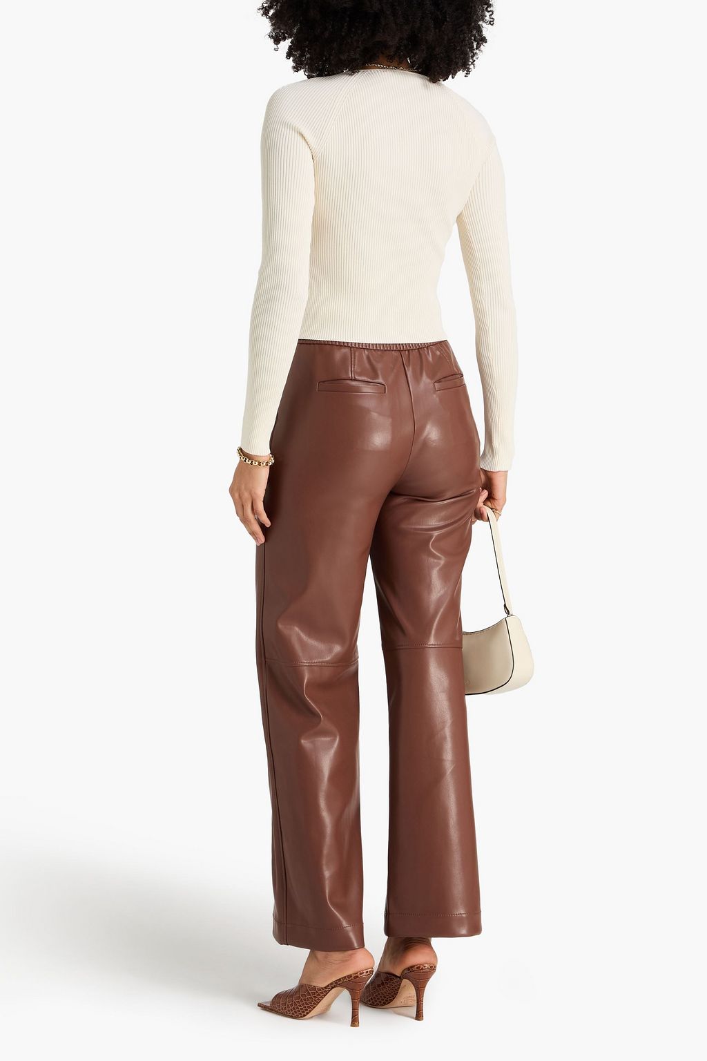 SIMKHAI Ribbed-knit top