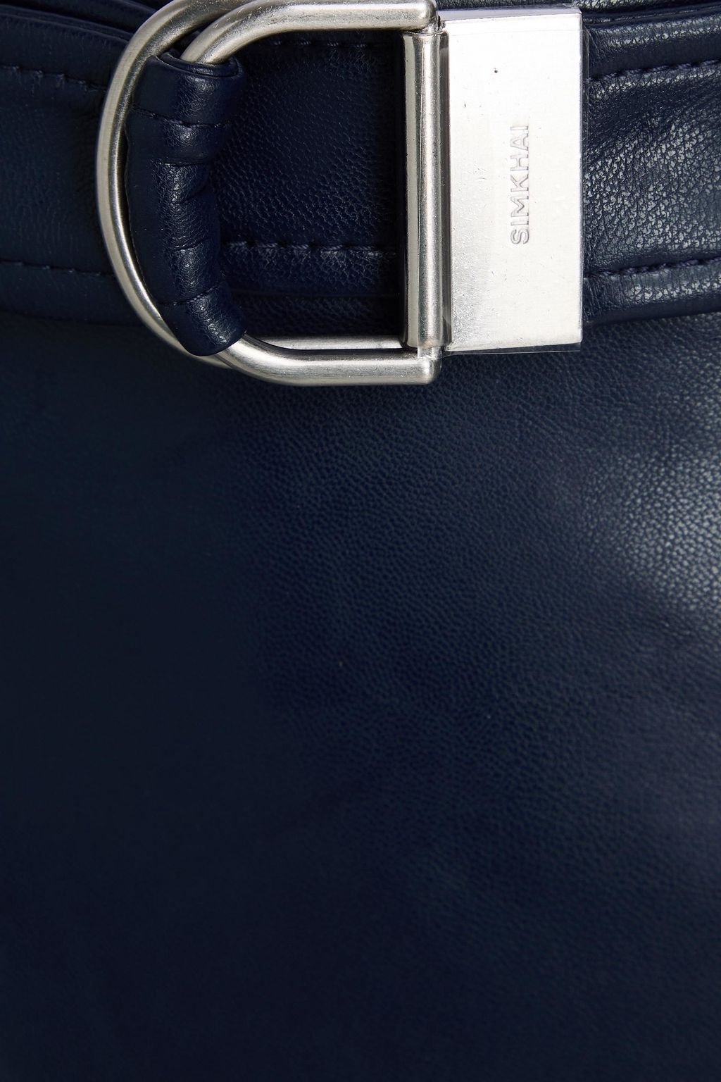 SIMKHAI Mayson belted midi skirt