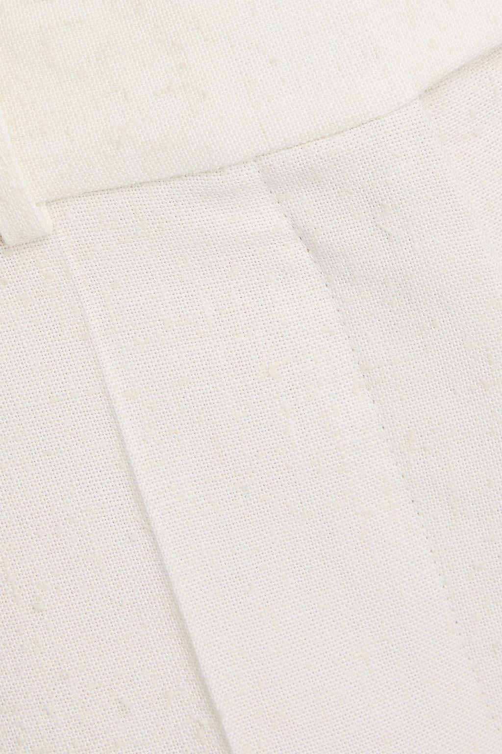 RÓHE بنطال من نسيج سلوب المحبوك بأرجل واسعة