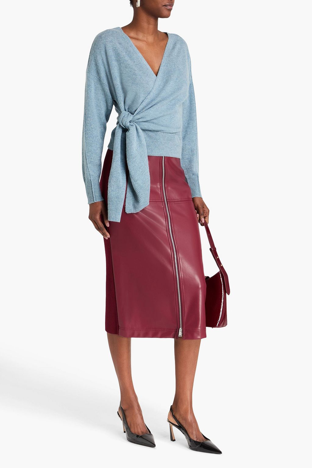 SIMKHAI Cashmere wrap cardigan