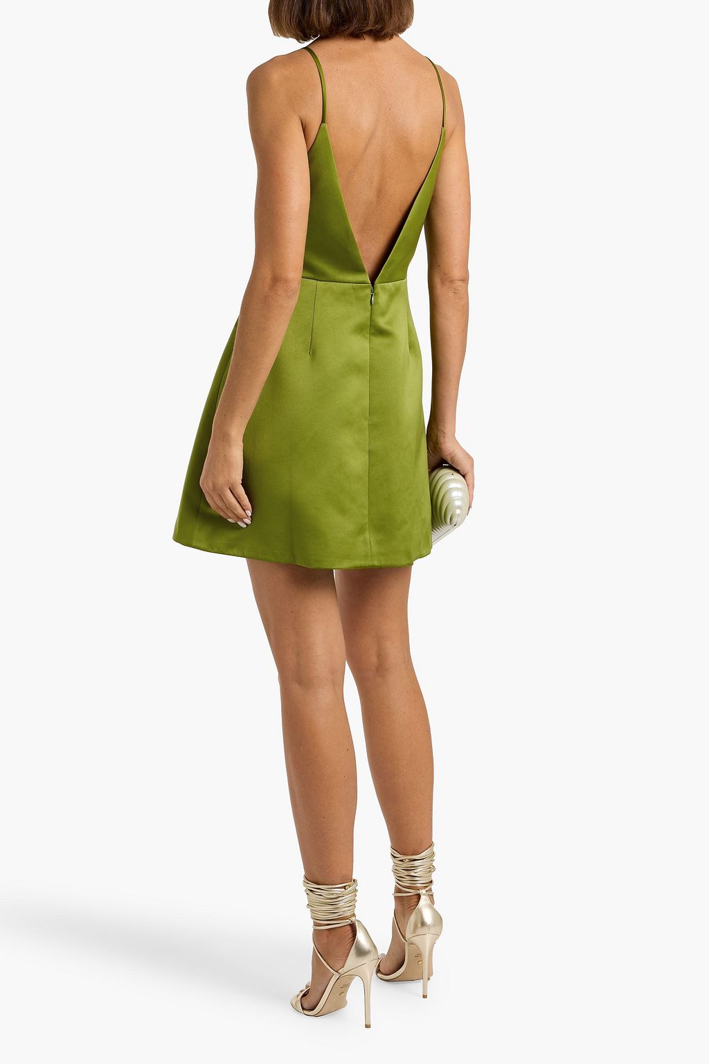 EMILIA WICKSTEAD Vero satin mini dress