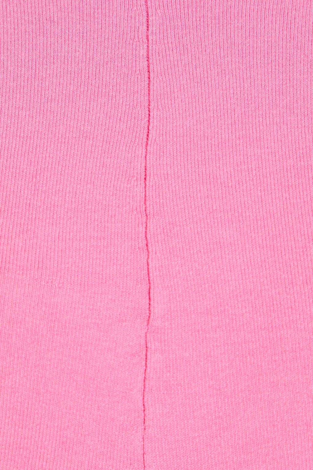 JOOSTRICOT Cropped open-back Lyocell-blend top