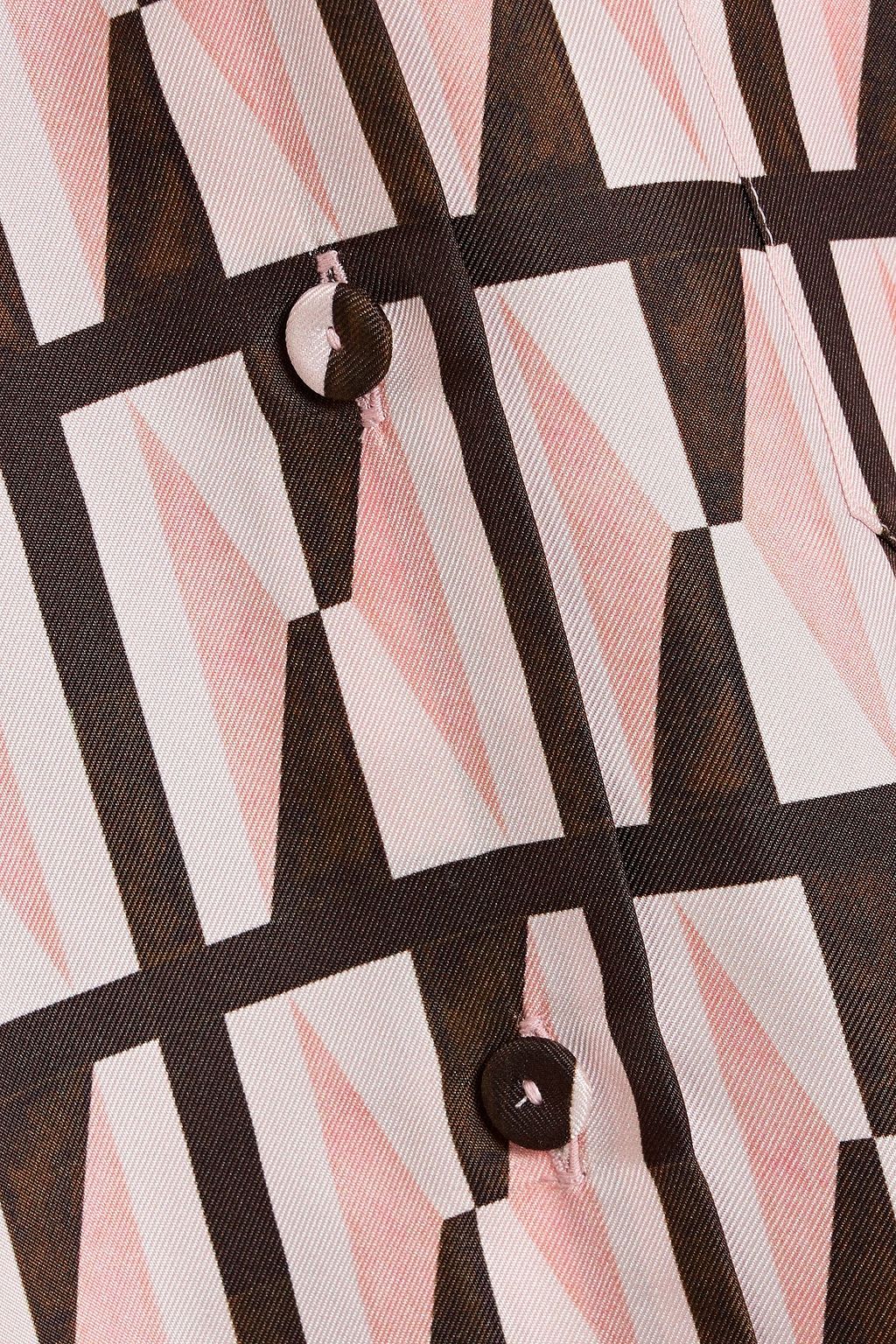 EMILIA WICKSTEAD Patricia printed silk-twill shirt