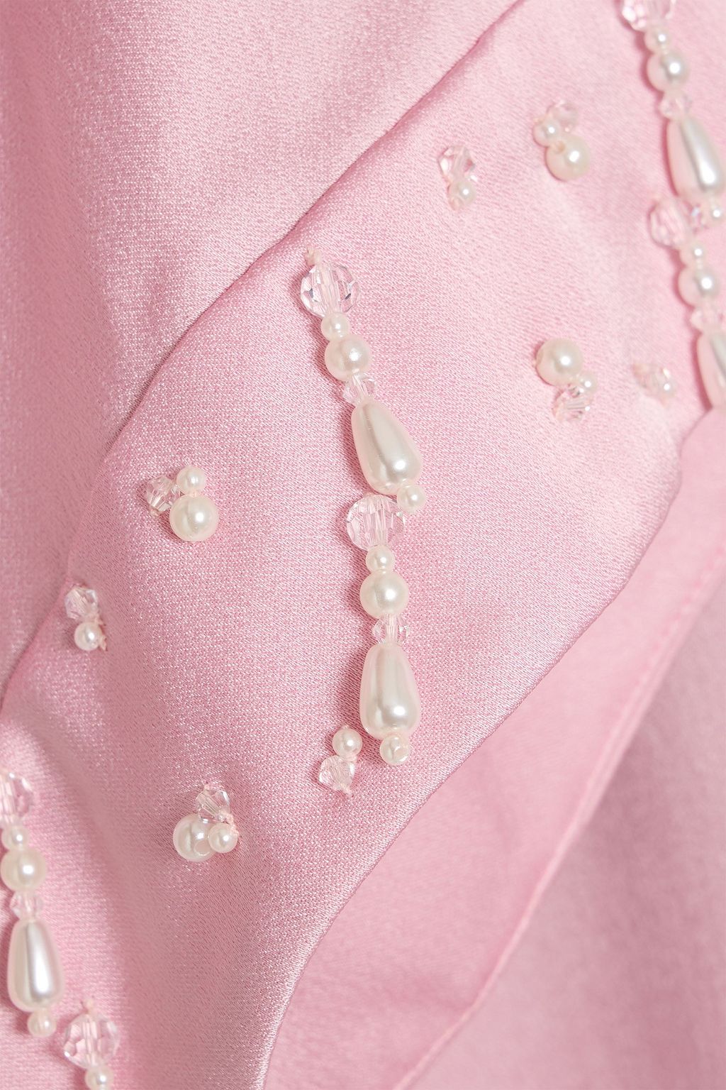 EMILIA WICKSTEAD Arles embellished satin maxi dress