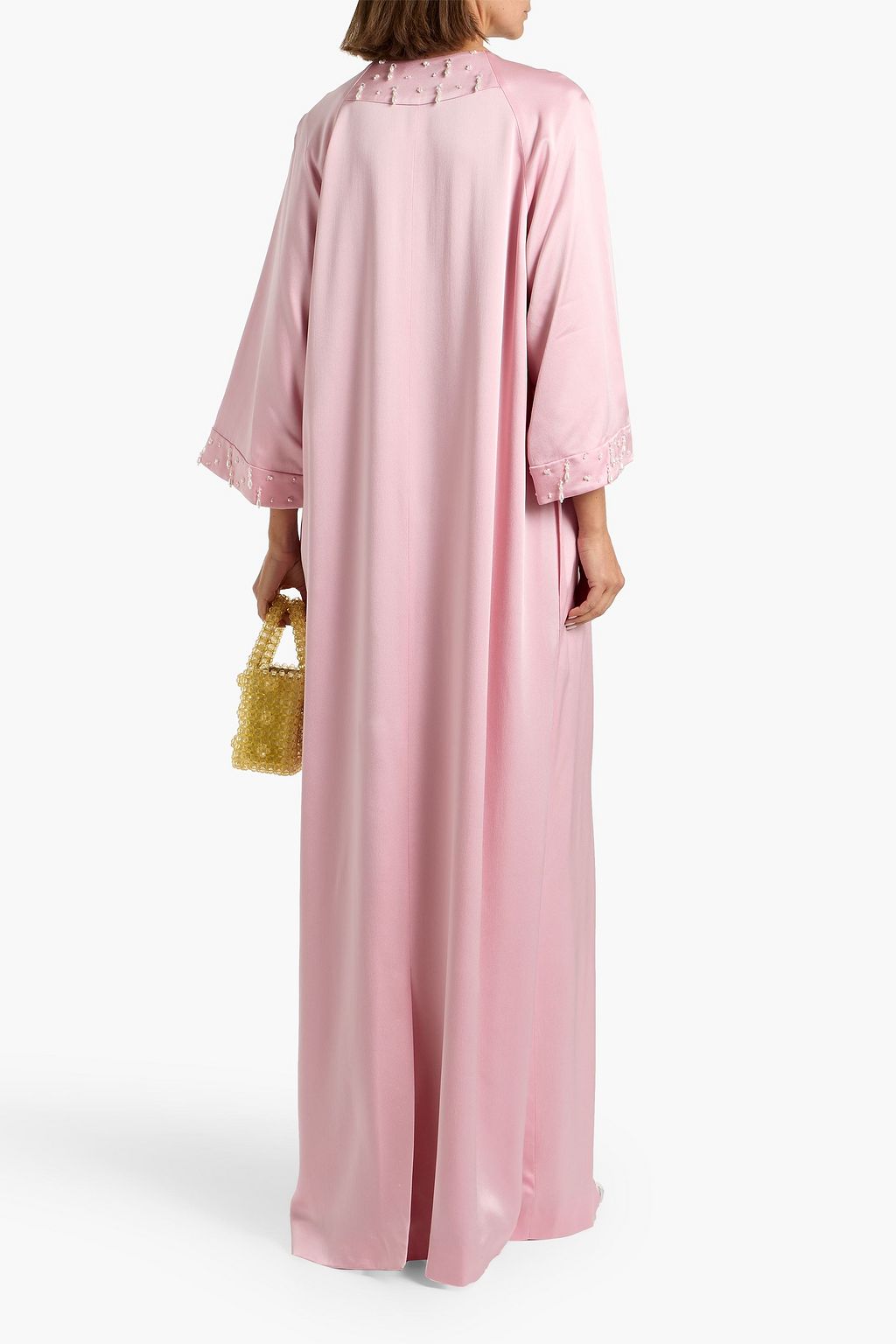EMILIA WICKSTEAD Arles embellished satin maxi dress