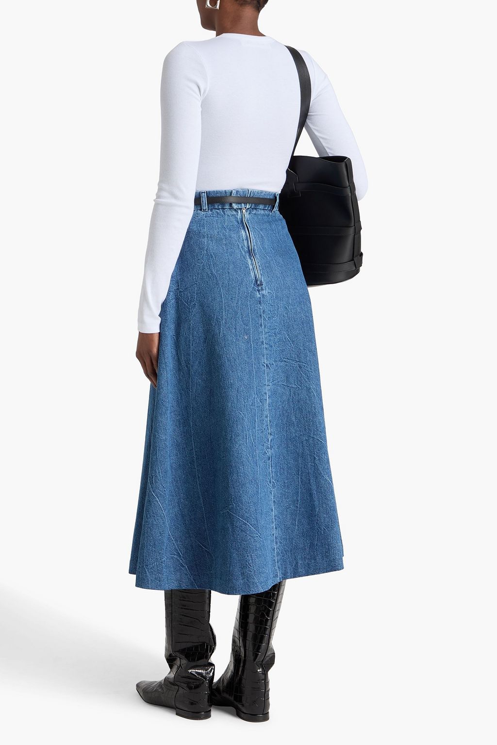 RÓHE Stretch-cotton jersey top