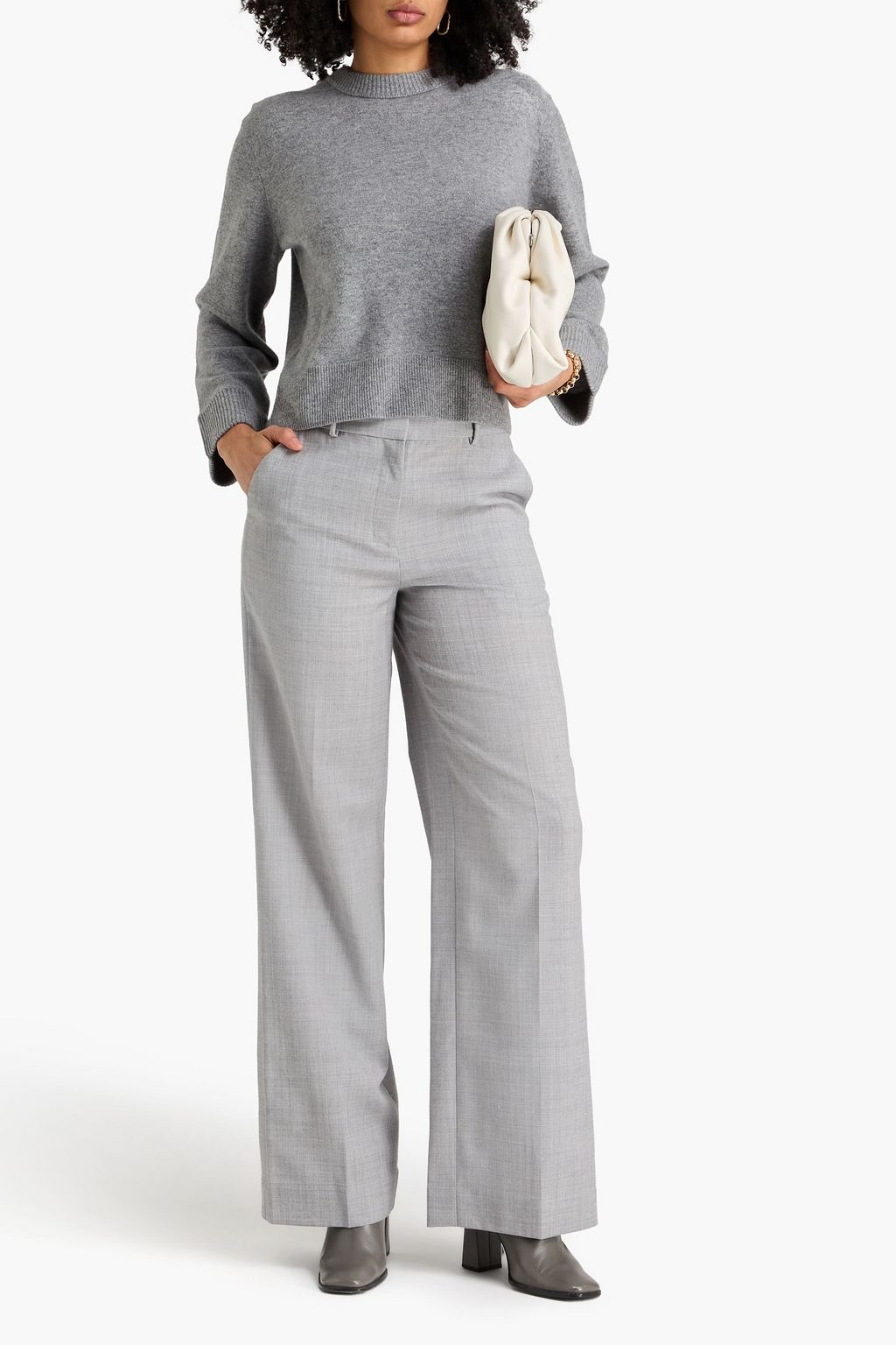 SIMKHAI 장식 디테일 캐시미어 스웨터