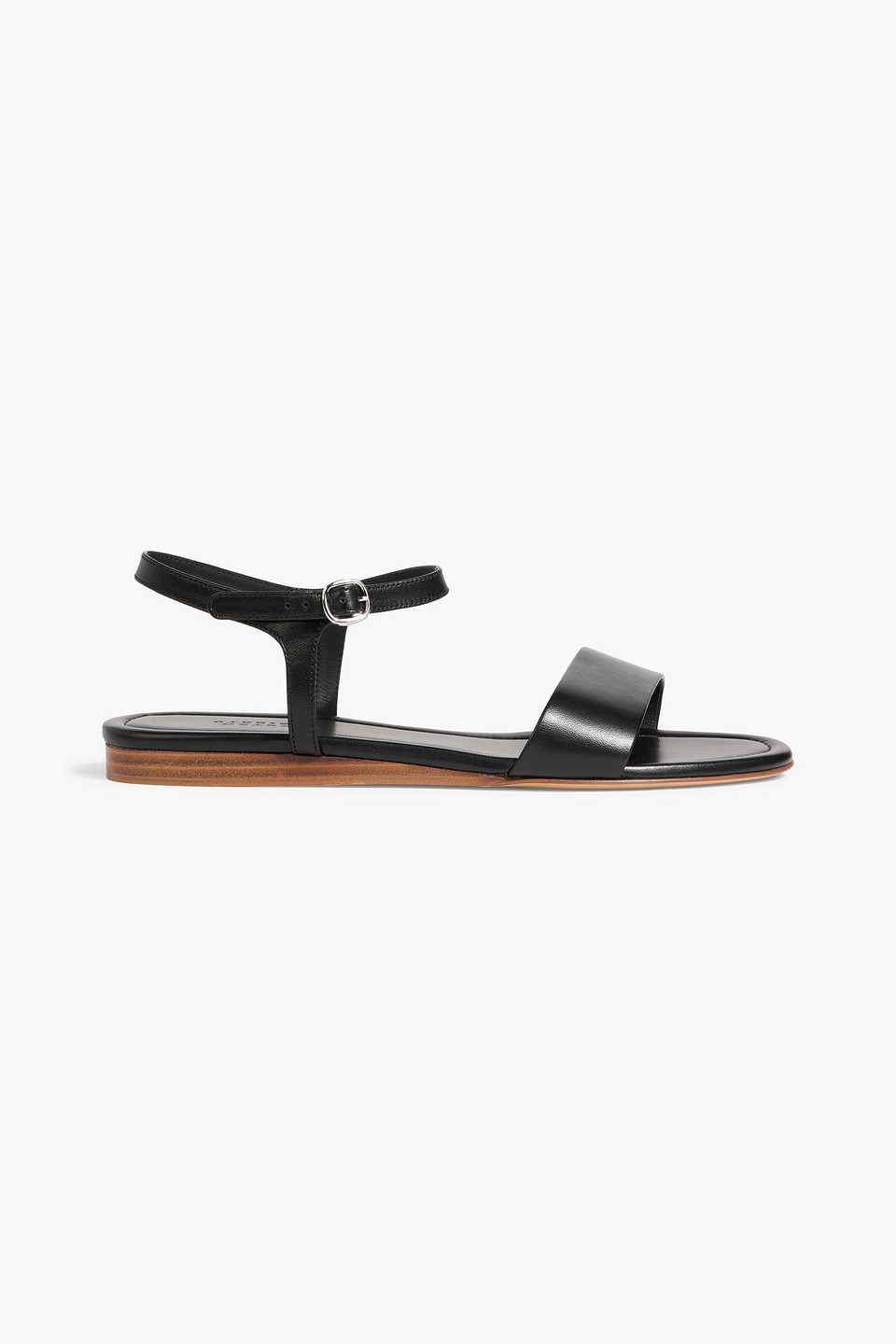 gabriela hearst - alexi leather sandals - black - eu 39