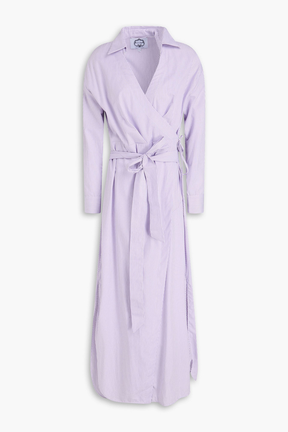 chinese dress ladies Gathered Ruffle Shirt Dress in Stripe Cotton Poplin – Rosie Assoulin