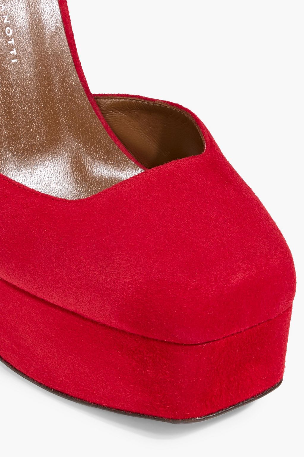 GIUSEPPE ZANOTTI Guendaline suede platform pumps