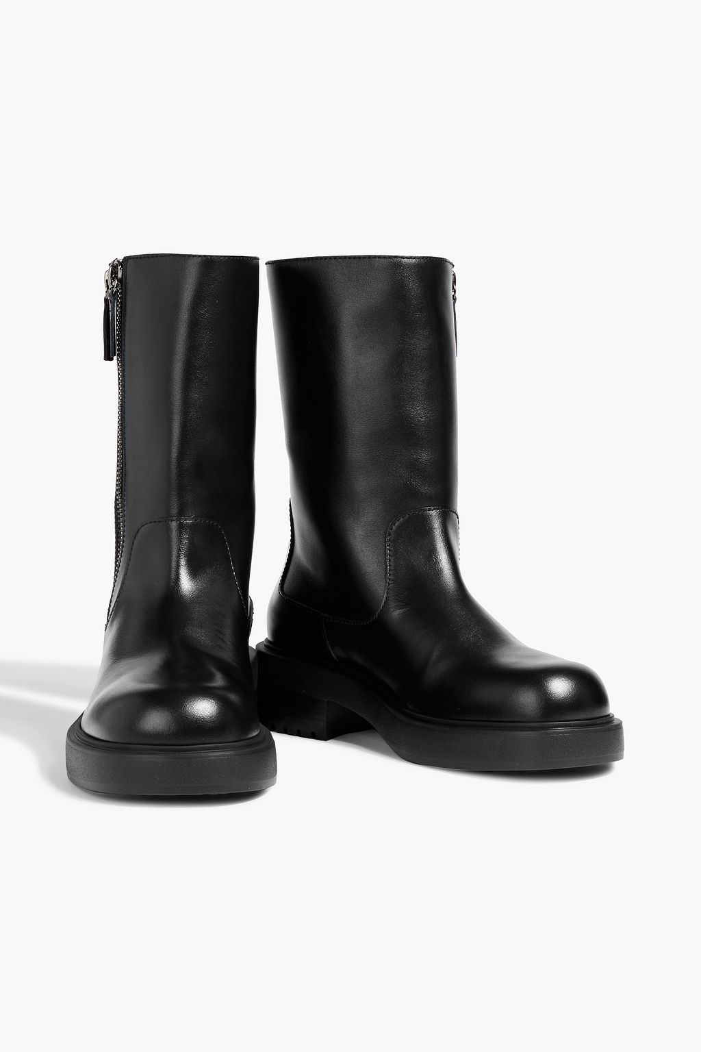 GIUSEPPE ZANOTTI Foustine zip-detailed leather ankle boots