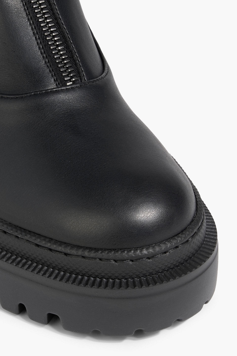 Giuseppe Zanotti Lionora Zip-detailed Stretch Ankle Boots In Black