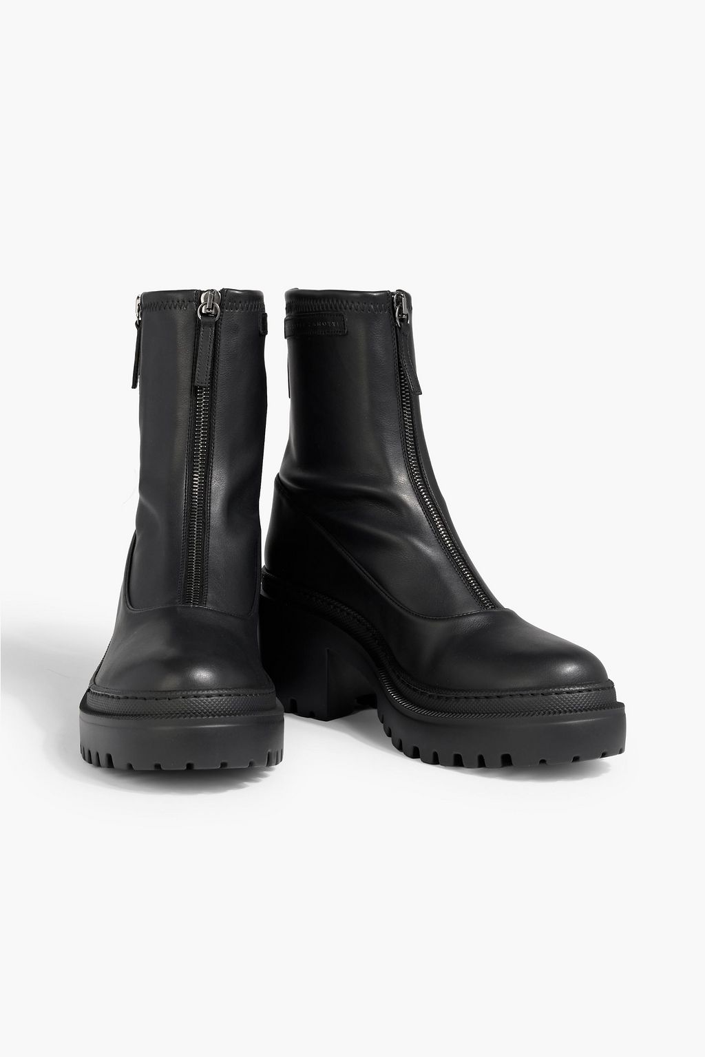 GIUSEPPE ZANOTTI Lionora zip-detailed stretch ankle boots
