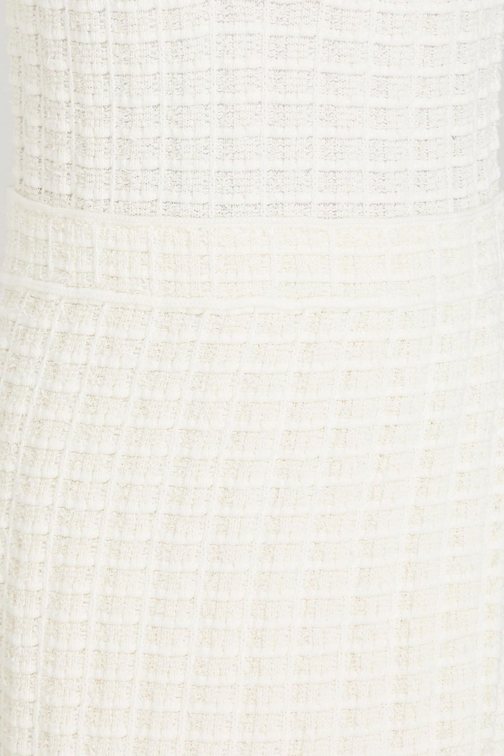 SIMKHAI Clairette waffle-knit cotton-blend mini dress