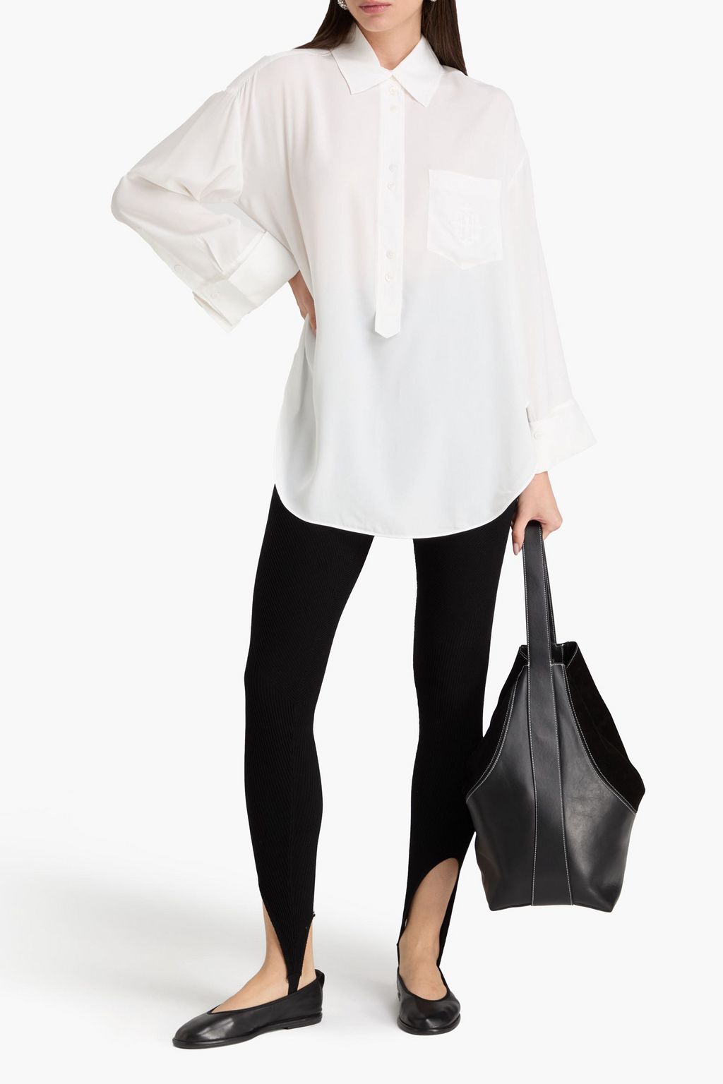 BY MALENE BIRGER Maye crepe de chine blouse