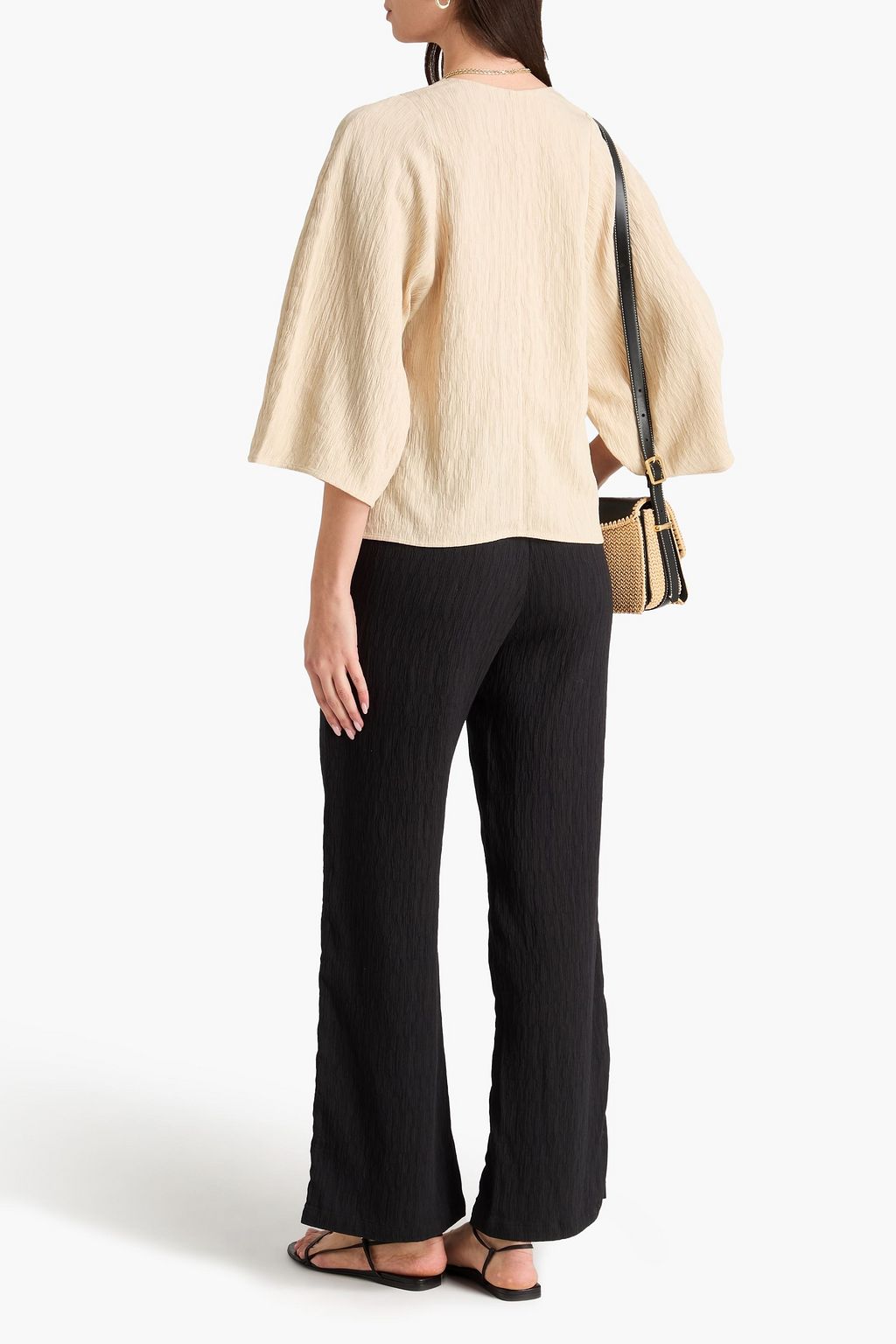 BY MALENE BIRGER بنطال "دارجا" بأرجل واسعة من مزيج قماش إيكوفيرو™