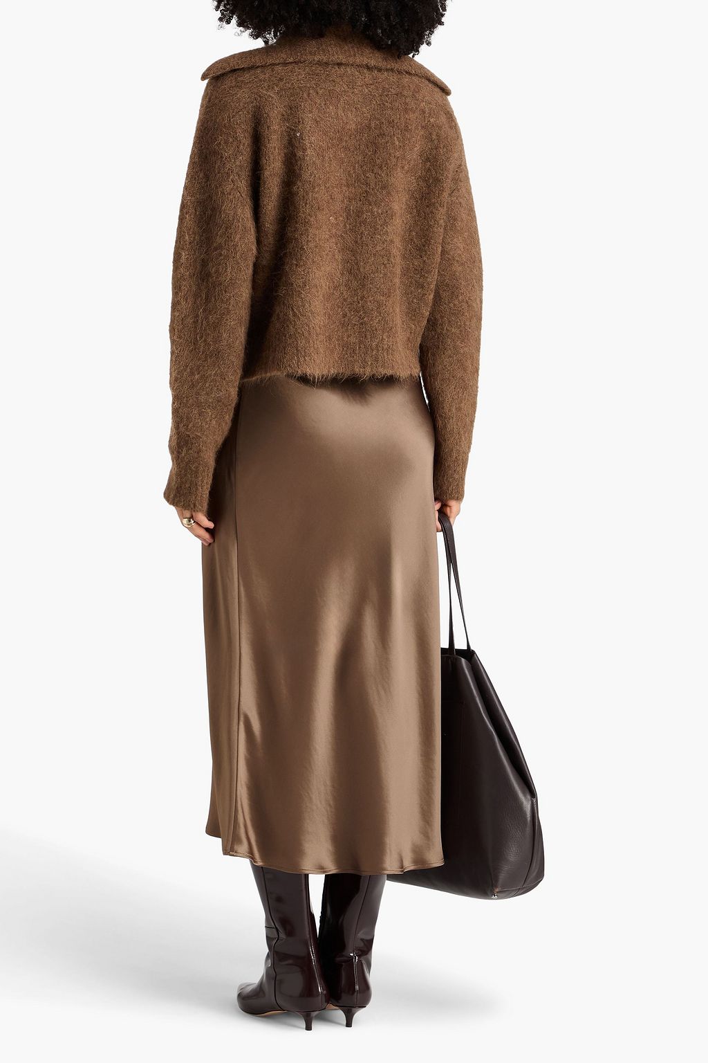 BY MALENE BIRGER Boshan satin midi skirt