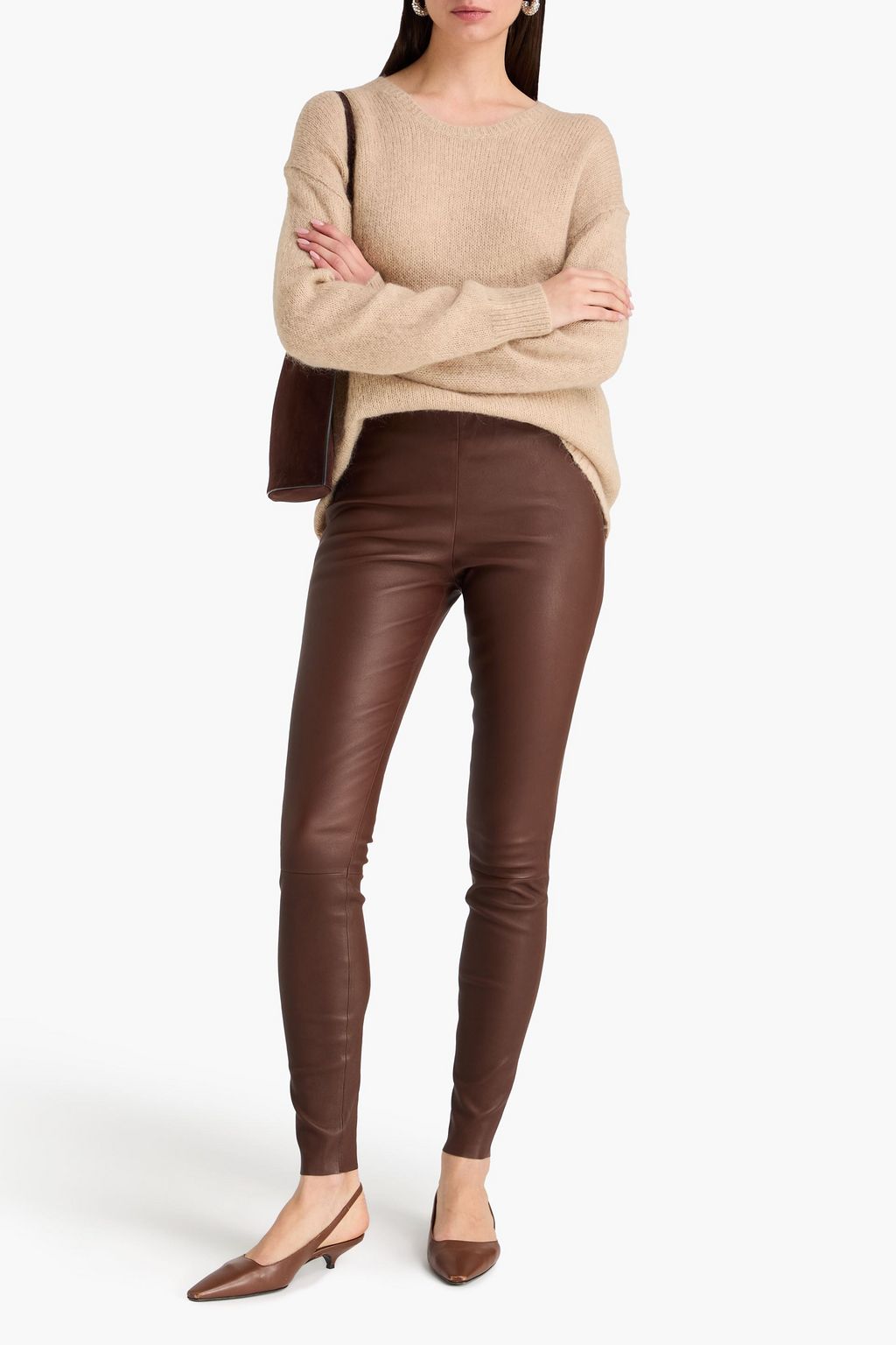 BY MALENE BIRGER Elena stretch-leather leggings