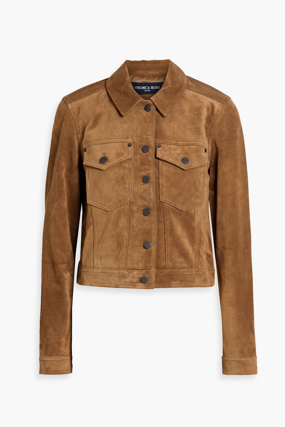 Veronica Beard Delena Suede Jacket In Multi