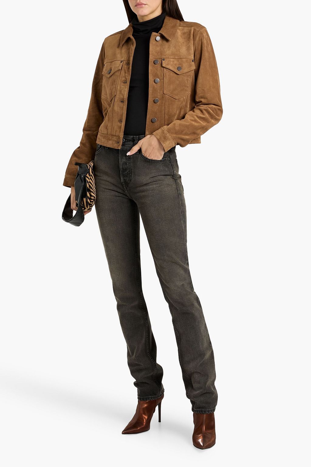 VERONICA BEARD Delena suede jacket